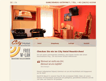 Tablet Screenshot of city-hotel-neunkirchen.at